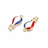Alloy Enamel Pendants ENAM-N055-037-NR-4