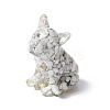 Resin Dog Display Decoration LS-DJEW-P021-C01-1