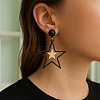 2 Pairs 2 Colors Brass Clip-on Earrings EJEW-HY0001-10A-5