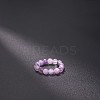 Natural Quartz Stretchy Finger Rings FS-WG01730-50-1