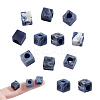 12Pcs Natural Sodalite European Beads G-NB0005-88F-1
