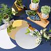 Acrylic Moon Phase Mirror Wall Decor DIY-WH0167-60B-8
