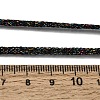 3.5MM Polyester Metallic Cord Braided Cord Necklace Making FB-CBAA152-01P-09-3