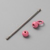Iron Bar Beadable Keychain for Jewelry Making DIY Crafts IFIN-SZC0005-01A-13-3