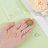 6Pcs 3 Styles 304 Stainless Steel Spring Ring Clasps FIND-UN0061-27-3