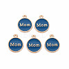 Mother's Day Alloy Enamel Charms LS-ENAM-T016-11C-RS-1