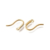 304 Stainless Steel Rhinestone Earring Hooks STAS-D310-01G-02-2