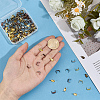 180Pcs 6 Colors Rectangle Brass Belt Loop Fastener KK-CY0001-11-3