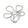 304 Stainless Steel Open Cuff Rings for Women LS-RJEW-U060-04A-P-2
