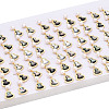 Gourd Natural Black Lip Shell & Pearl Dangle Stud Earrings PEAR-N020-05R-5
