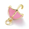 Real 18K Gold Plated Brass Charms KK-L188-24G-03-3