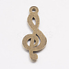 Tibetan Style Treble Clef Pendants LS-TIBEP-R315-AB-FF-3