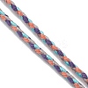Macrame Cotton Cord Slider Bracelet Making AJEW-JB01536-02-4