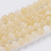 Natural Topaz Jade Beads Strands X-G-G515-10mm-03B-1