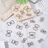 25Pcs 5 Styles Zinc Alloy Swivel Clasps FIND-TA0008-31-6