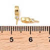 Brass Micro Pave Cubic Zirconia Peg Bails Pin Pendants KK-Z146-21G-3