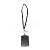 Rectangle PU Leather with Rhinestone Phone Card Holder AJEW-WH0230-48D-2