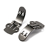 Iron Flat Blank Shoe Clips IFIN-WH0072-01B-B-2