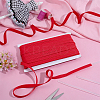 Solid-colored Hollow Out Polycotton Ribbons OCOR-WH0101-234A-4