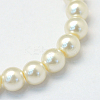 Baking Paint Pearlized Glass Pearl Round Bead Strands HY-Q003-10mm-02-2