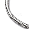 201 Stainless Steel Snake Chain Slider Bracelets for Women STAS-D301-09P-2