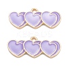 Alloy Enamel Pendants ENAM-O048-01KCG-B-1