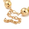 CCB Chunky Bead Ball Iron Chain Necklaces LS-NJEW-K261-04G-4