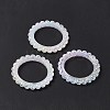 UV Plating Opaque Acrylic Beads Frames PACR-M003-03G-4