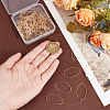 70Pcs Brass Hoop Earrings Findings KK-BBC0014-95-3