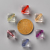 Transparent Acrylic Beads TACR-S154-25A-3