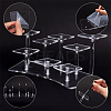 8-Slot Transparent Acrylic Minifigures Display Risers ODIS-WH0043-29A-4