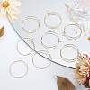 20Pcs Brass Hoop Earrings Findings KK-BBC0001-89A-4