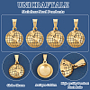 PVD Vacuum Plating 304 Stainless Steel Pendants STAS-UN0050-73-5