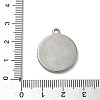 304 Stainless Steel Pendants STAS-P422-12P-3
