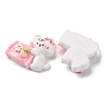 Cat Theme Opaque Resin Cabochons CRES-Z010-01C-2