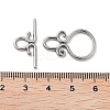 Non-Tarnish 304 Stainless Steel Toggle Clasps STAS-A092-01P-3