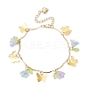 304 Stainless Steel Link Charm Bracelets BJEW-JB12458-3