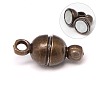 Brass Magnetic Clasps with Loops LS-X-KK-D331-AB-NF-1