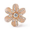 Alloy Rhinestone Women Lady Girls Fashion Scarf Ring Buckle LS-JEWB-WH0011-12KCG-3