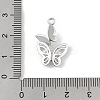 Brass Micro Pave Clear Cubic Zirconia Pendants KK-R219-33P-3