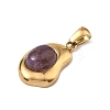 Natural Amethyst Pendants G-C278-01G-10-2