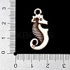 Spray Painted Opaque Acrylic Pendants ACRP-F003-03B-3