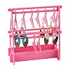 2 Layers Hanger Style Acrylic Earring Storage Display Rack ST-CJ0034-01B-1