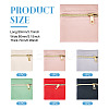6Pcs 6 Colors Imitation Leather Jewelry Storage Zipper Bags ABAG-TA0001-66A-3