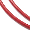3MM Round Cowhide Leather Bracelet Making  AJEW-JB01540-4