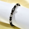 Brass Beaded Bracelets BJEW-Z094-03D-2