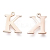 PVD Vacuum Plating  304 Stainless Steel Charms STAS-H112-K-RG-2