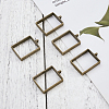 Alloy Open Back Bezel Big Pendants PALLOY-TA0021-02AB-5