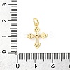 Brass Micro Pave Cubic Zirconia Pendants KK-S510-33G-02-3