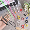 5Pcs 5 Colors Rubber Lanyard Straps DIY-GF0008-39C-3